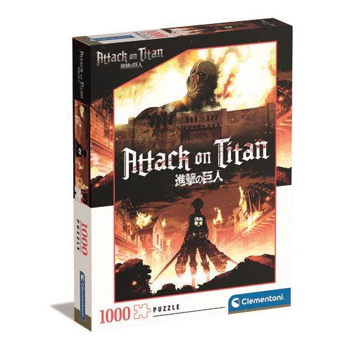 Puzzle Anime Attack On Titans 1000 Peças - Clementoni