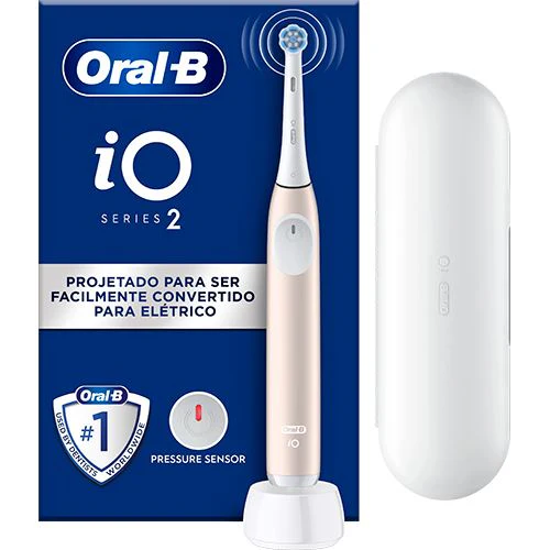 Escova de Dentes Elétrica Oral-B iO 2 | Estojo De Viagem - Rosa