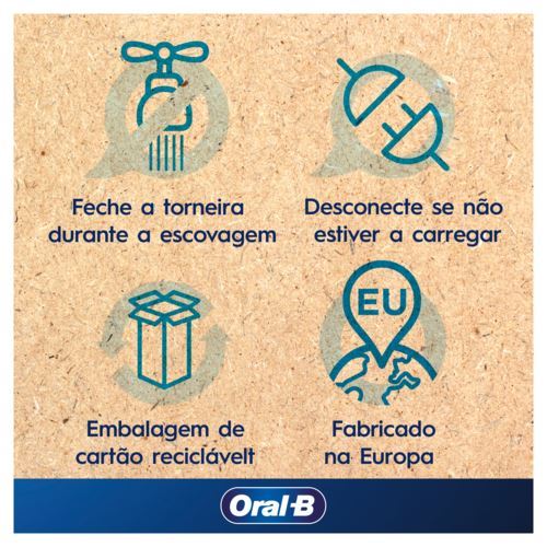 Escova de Dentes Elétrica Oral-Bpro 3 3700 - Azul - Outlet - Grade A - Image 6