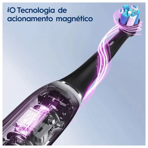 Escova de Dentes Elétrica Oral-B iO 8S + Estojo de Viagem - Preto - Image 4
