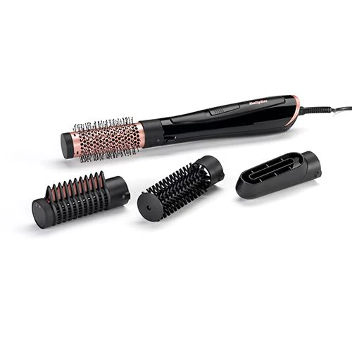 Escova Modeladora de Cabelo Babyliss AS126E Perfect Finish - Preto