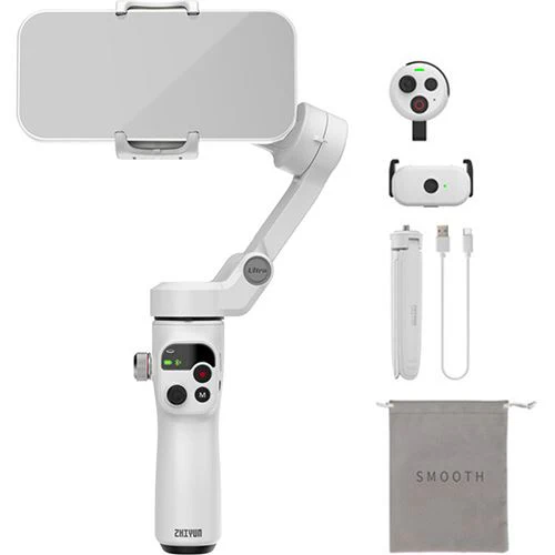 Estabilizador para Smartphone Zhiyun Smooth Q5 Ultra - Combo - Branco