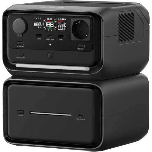 Estação de Energia Portátil EcoFlow RIVER 3 Max Plus 878Wh 600W UPS