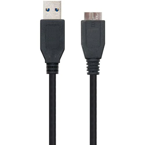 Cabo Ewent USB-A/M para Micro USB-B/M 1M - Preto