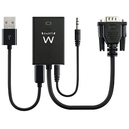 Conversor Ewent VGA-15PIN para HDMI / Jack 3.5mm