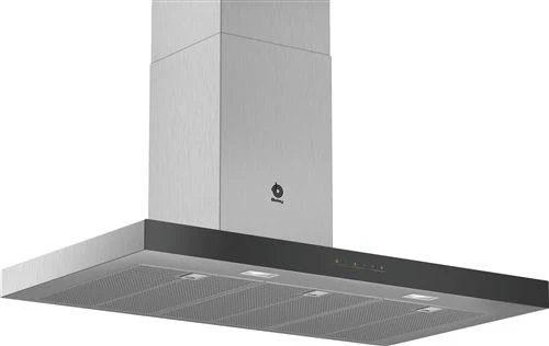 Exaustor de Parede Balay 3BC097GNC | 90x50 cm | 710 m³/h | 65 dB | B | Aço inoxidável