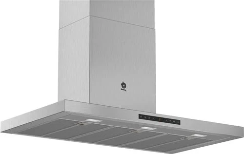 Exaustor de Parede Balay 3BC998HX | 90x50 cm | 843 m³/h | 55 dB | A+ | Aço inoxidável