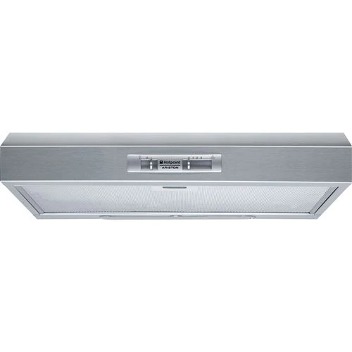 Exaustor de Parede Hotpoint HSL 66 F LS X | 60x51,2 cm | 336 m³/h | 74 dB | D | Aço inoxidável