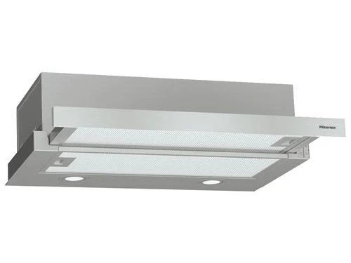Exaustor Telescópico Hisense CH6TL4BX | 60x30,6 cm | 450 m³/h | 71 dB | C | Aço inoxidável