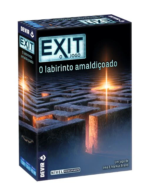 Jogo de Tabuleiro Exit: O Labirinto Amaldiçoado