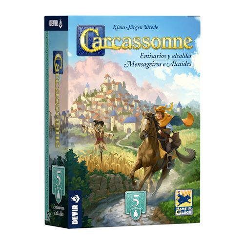 Expansão para Jogo de Tabuleiro Carcassonne: Mensageiros e Alcaides - Devir