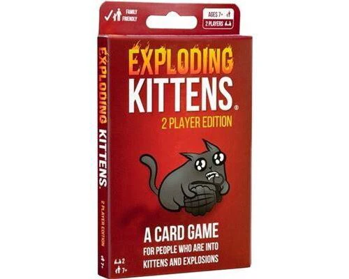 Jogo de Tabuleiro Exploding Kittens: 2 Player Edition