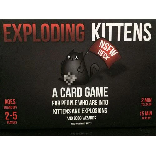 Jogo de Tabuleiro Exploding Kittens: NSFW Edition