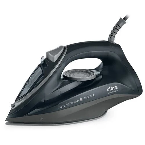Ferro a Vapor Ufesa Steam Tech 2400 | 2400 W | 30g/min - Preto