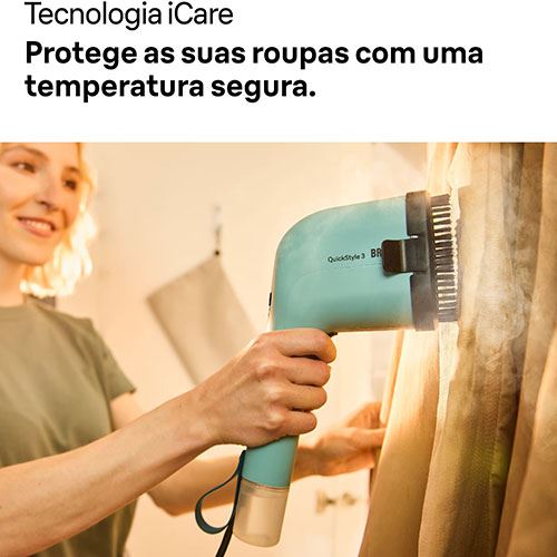 Ferro a Vapor Vertical Braun GS 3013 GR QuickStyle 3 - Verde - Image 6