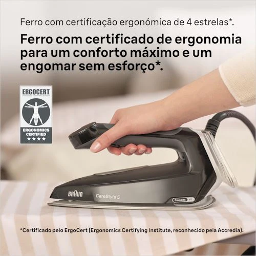 Ferro com Caldeira Braun Carestyle 5 IS5249BK - Preto - Image 5