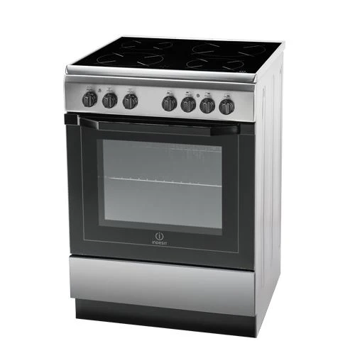 Fogão Elétrico Indesit I6VMH2A(X)/NL | 85x60x60 cm | 4 Bocas | A | Aço inoxidável