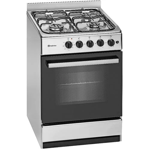 Fogão Gás Natural Meireles M 540 X NAT ST | 82x54x60 cm | 4 Bocas | A | Inox