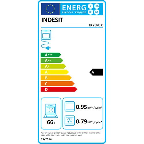Forno Elétrico Indesit IB 25RE X | Hidrolítico | 66 L | 59.4 cm | A | Inox - Image 6