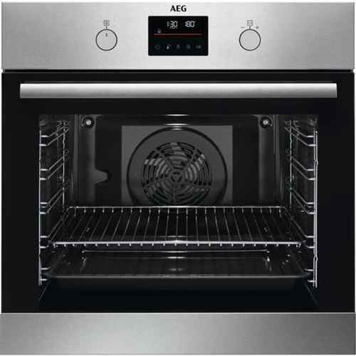 Forno Elétrico Pirolítico AEG BPB331161M | 72 L | 59.4 Cm | Inox - Outlet - Grade A