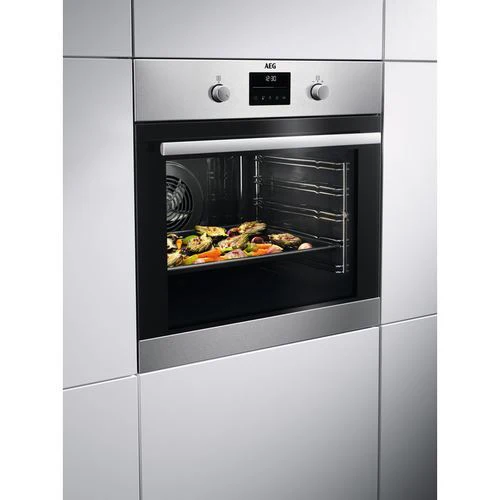 Forno Elétrico Pirolítico AEG BPB331161M | 72 L | 59.4 Cm | Inox - Outlet - Grade A - Image 4