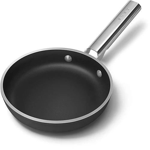 Frigideira antiaderente Smeg Anni 50 FPF2402BLM | 24cm - Preto - Image 6