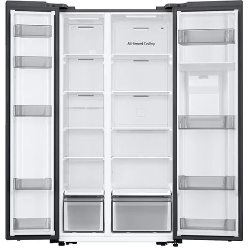 Frigorífico Americano Samsung RS57DG410EM9EF | 178x91,2x65,4 cm | 578 L | E | Prateado - Image 4
