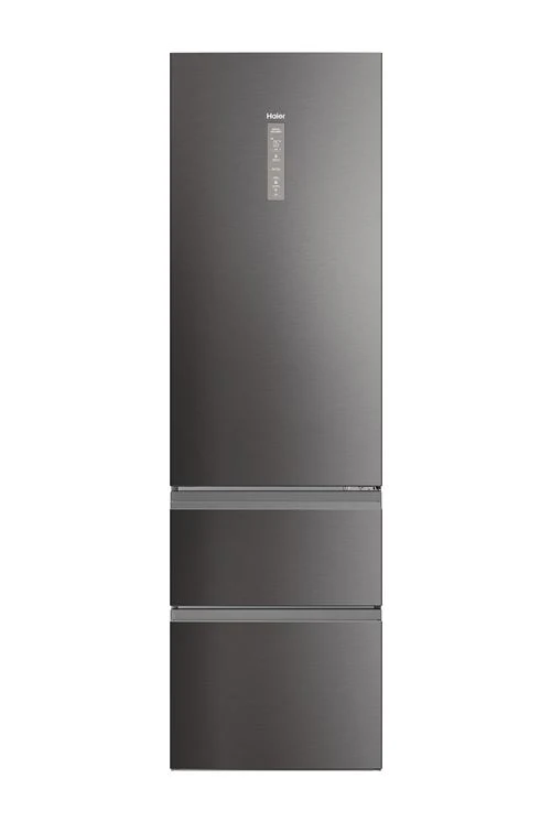 Frigorífico Combinado Haier HTW5620CNMP | 205x59,5x66,7 cm | 414 L | C | Preto