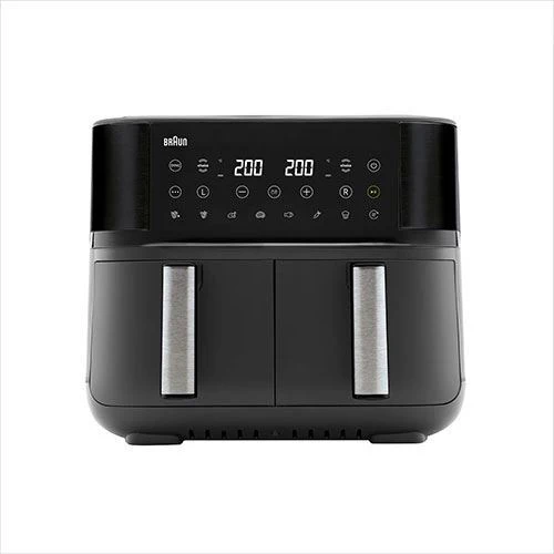 Fritadeira AirFryer Braun TD 3030 BK TwinCook 3 8L - Preto - Outlet - Grade A