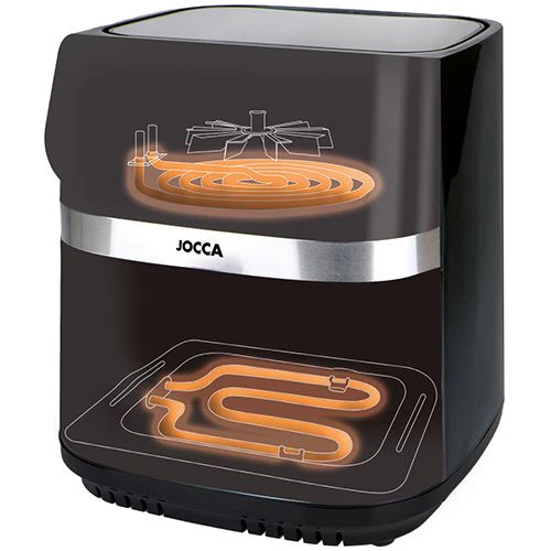 Fritadeira sem Óleo AirFryer Jocca 2352 9L - Preto - Image 3