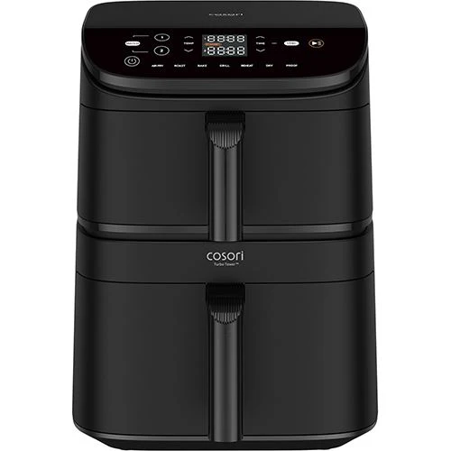 Fritadeira sem Óleo AirFryer Cosori CAF-DC121-AEUR-CERAMIC Turbo Tower 10,8 L - Preto
