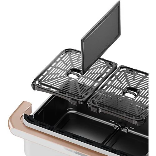 Fritadeira sem Óleo Airfryer Cosori Dual Blaze Twinfry Chef Edition 10L - Branco - Outlet - Grade A