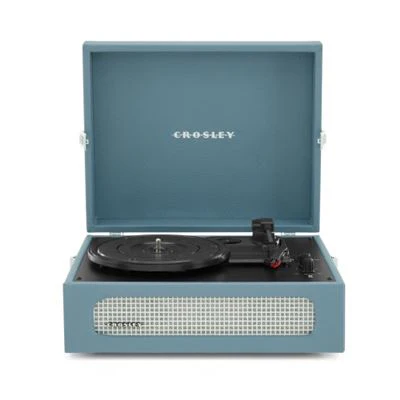 Gira-Discos Bluetooth Crosley Voyager CR8017B-WB4 - Washed Blue