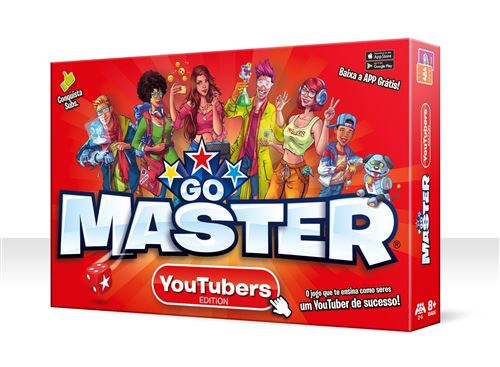 Jogo de Tabuleiro Go Master Youtuber's Edition - Creative Toys