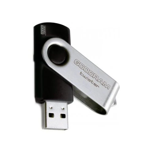 Pen USB 2.0 Goodram Twister - 128GB - Preto