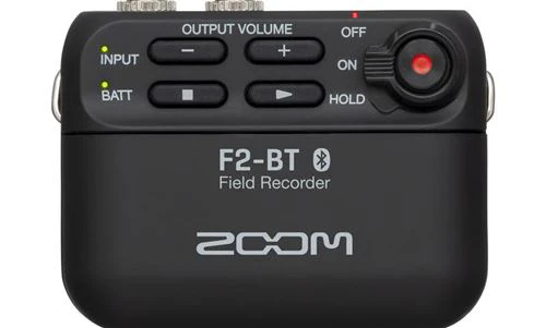 Gravador Bluetooth F2 + Microfone Lavalier Zoom