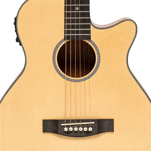 Guitarra Eléctrica Acústica SA25 ACE Spruce Stagg - Image 3
