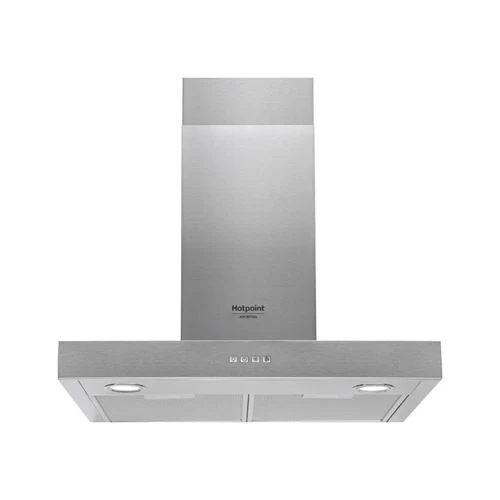 Exaustor de Parede Hotpoint HHBS 6.5 F AM X | 70x60x45 cm | 581 m³/h | C | Aço inoxidável