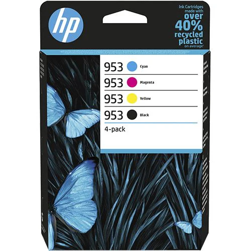 Pack Tinteiro HP Preto Nº 953 + Cores Nº 953 6ZC69AE