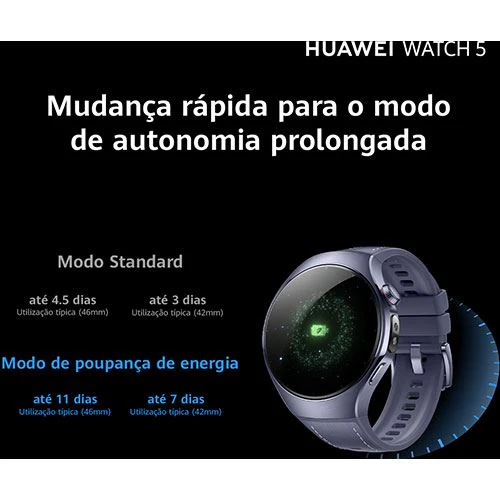 Huawei Watch 5 42mm - Titanium White - Image 6