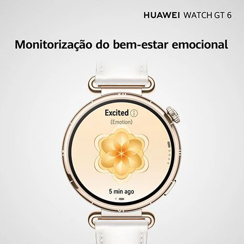 Huawei Watch GT6 - 46mm - Prateado | Bracelete Tecido Composto Verde - Image 7