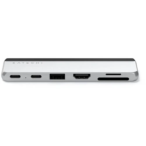 Hub Adaptador Satechi ST-HSP9P Dual USB-C 6 Portas para Surface Pro 9/10/11