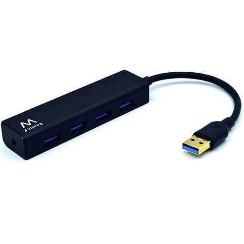 Hub Ewent USB3.0 4 Portas - Preto