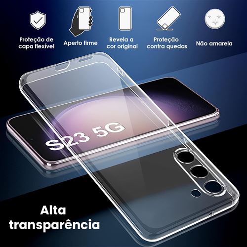 Capa Icoveri para Samsung Galaxy S23 - Transparente - Image 4