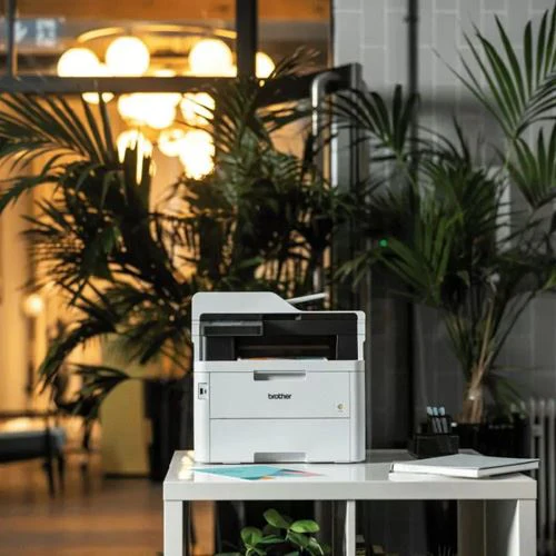 Impressora Multifunções Laser LED Brother MFC-L3740CDWE | 18 ppm | Wi-Fi | Branco - Image 8