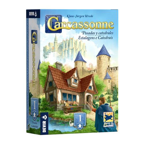 Jogo Carcassonne Expansão 1: Estalagens e Catedrais - Devir