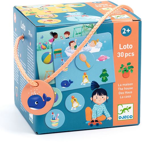 Jogo de Loto e Memória: A Casa - 30 Peças - Djeco