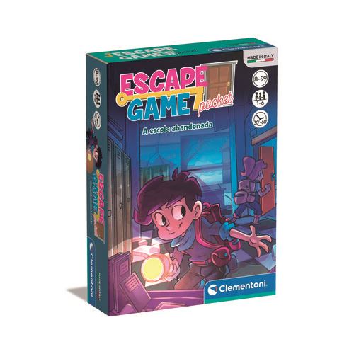 Jogo de Tabuleiro Escape Game Pocket: A Escola Abandonada - Clementoni