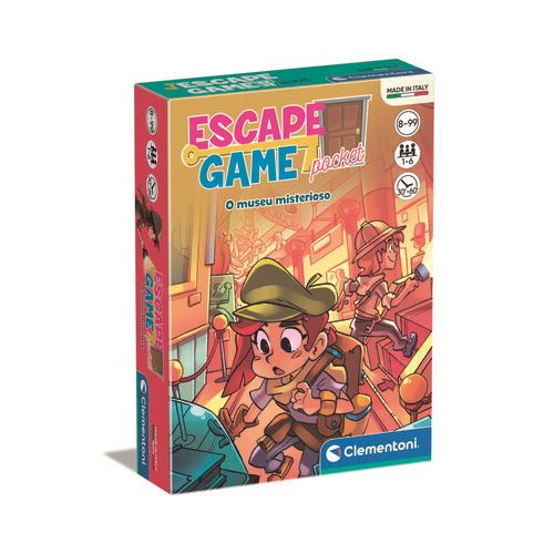 Jogo de Tabuleiro Escape Game Pocket: O Museu Misterioso - Clementoni