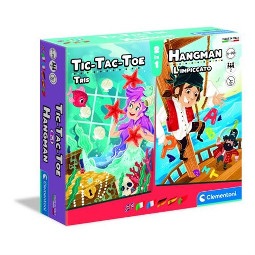 Jogo de Tabuleiro Forca + Jogo do Galo